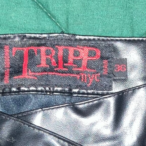 Tripp NYC faux leather pants size 36 - Picture 2 of 3
